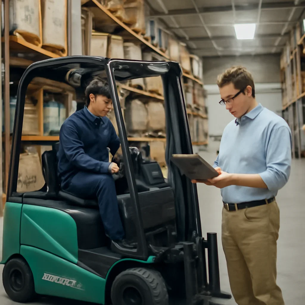 Electric forklift delivery and service planning related to about