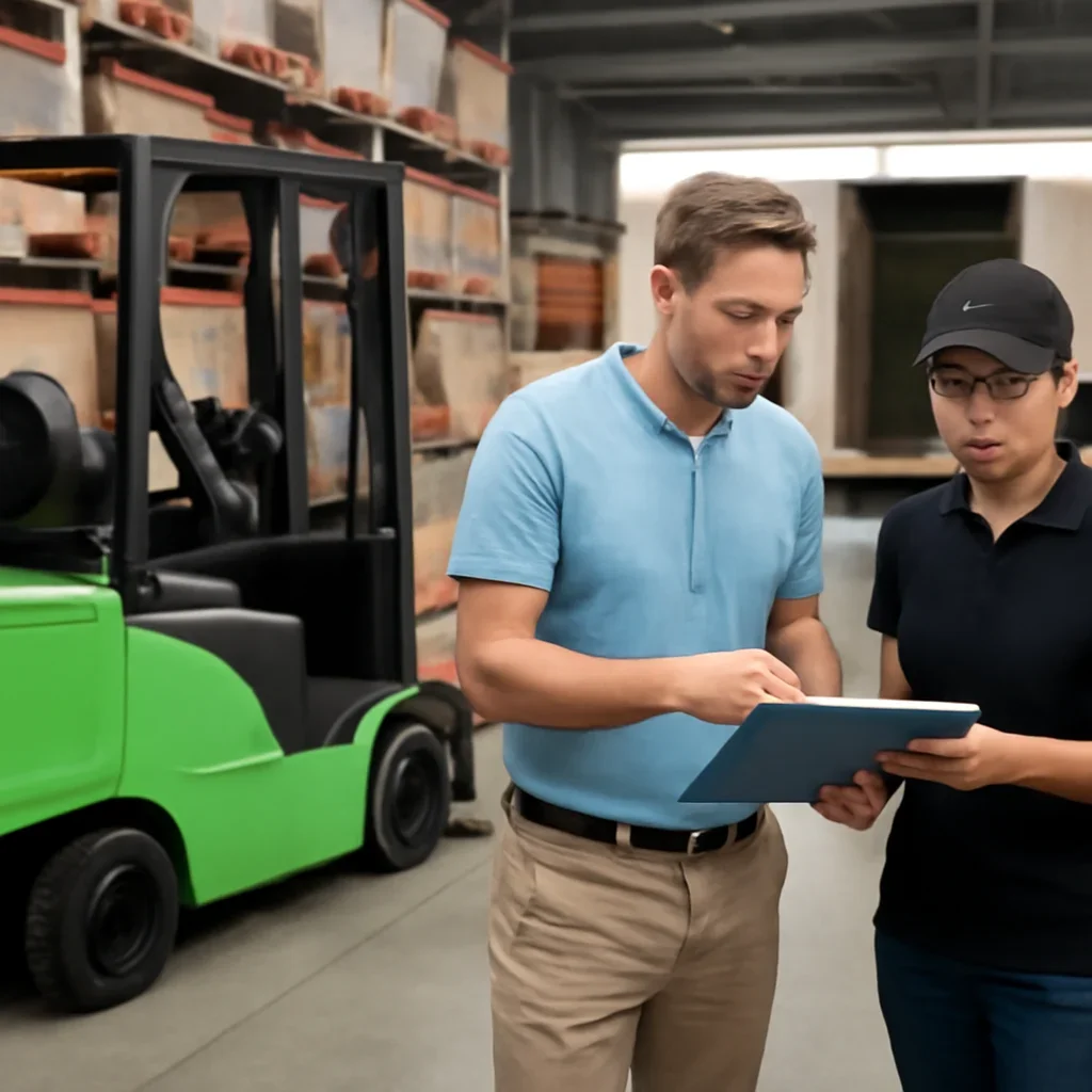 Electric forklift delivery and service planning related to best electric forklifts for distribution centers