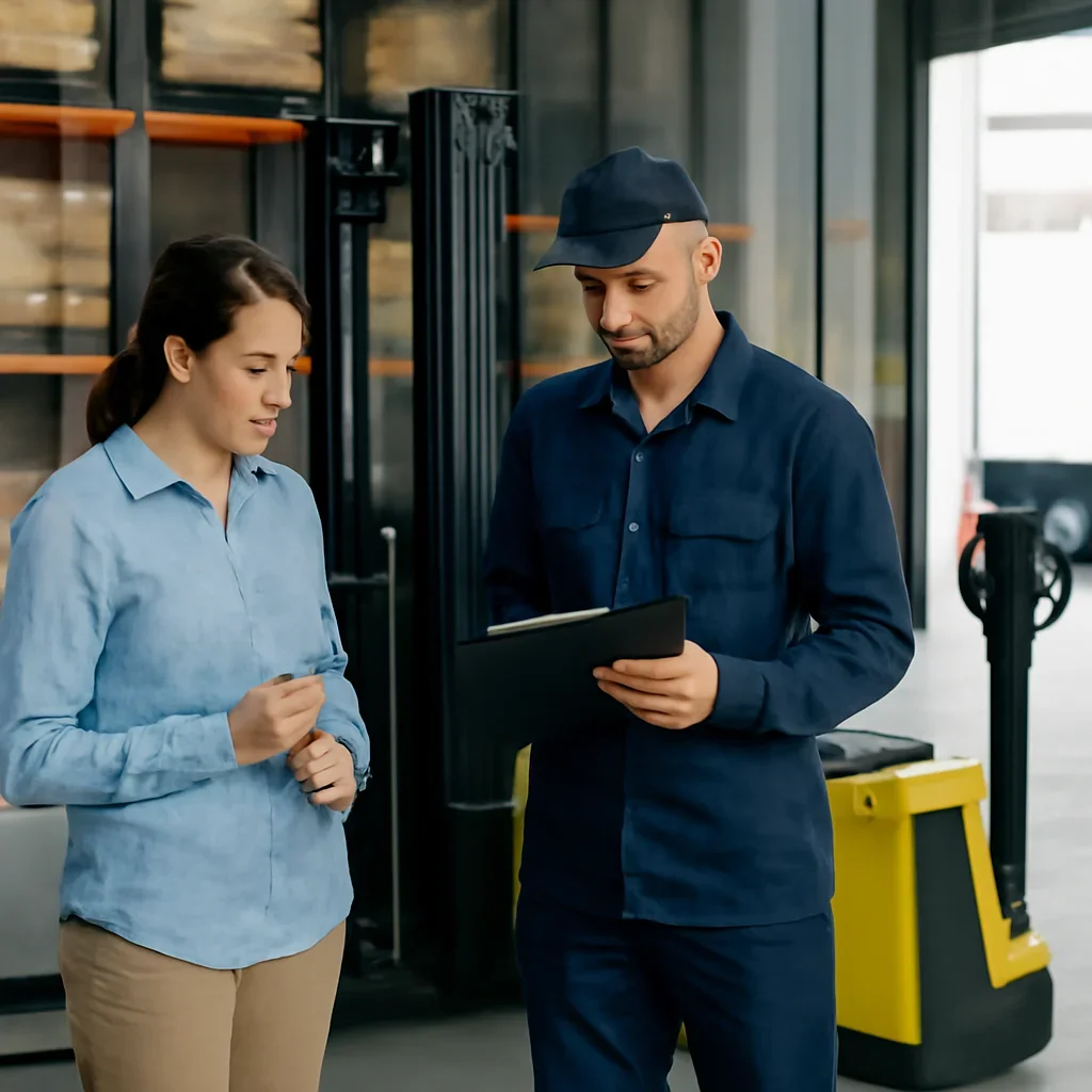 Electric forklift delivery and service planning related to do you need a walkie stacker or electric pallet jack?