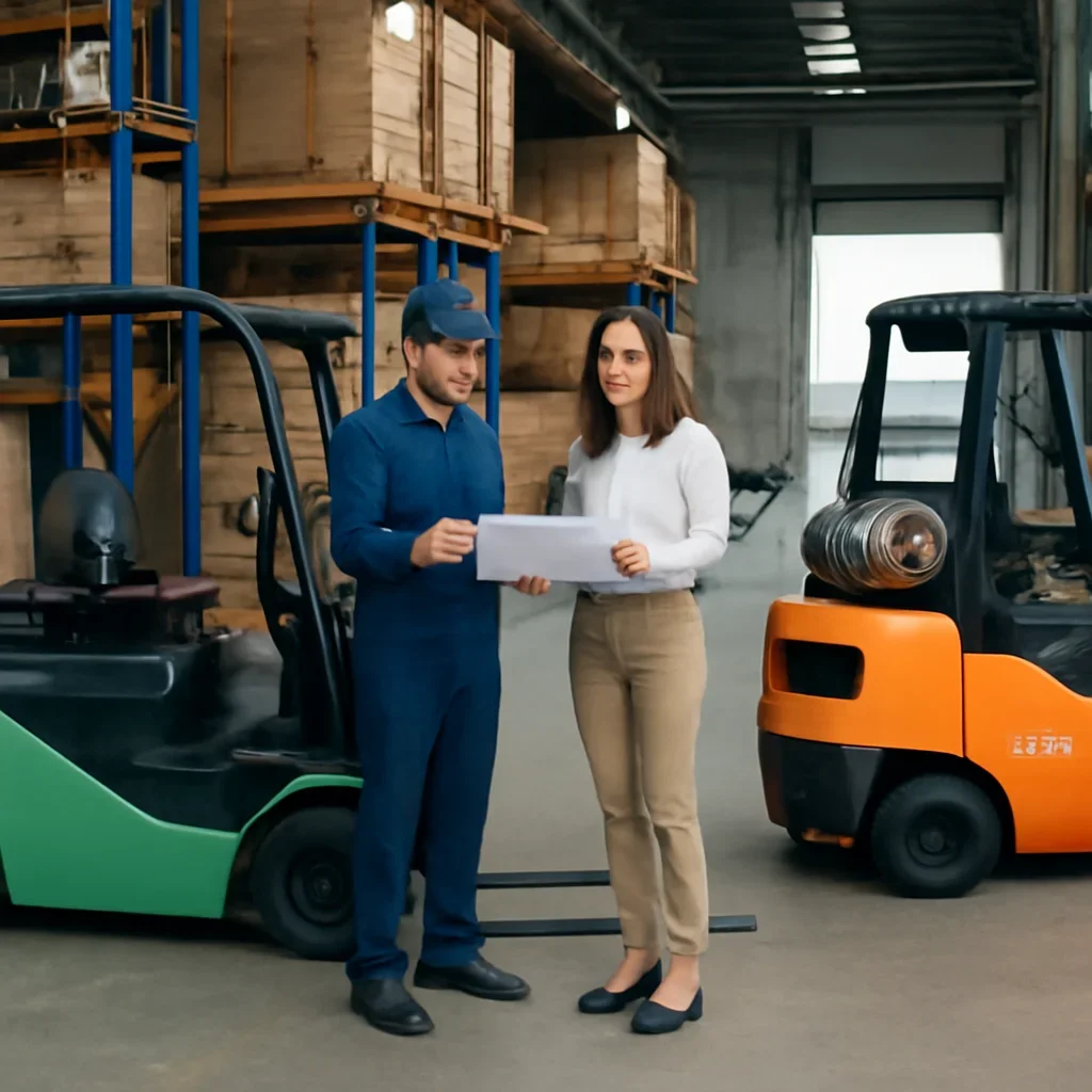 Electric forklift delivery and service planning related to electric vs propane forklifts for houston warehouses