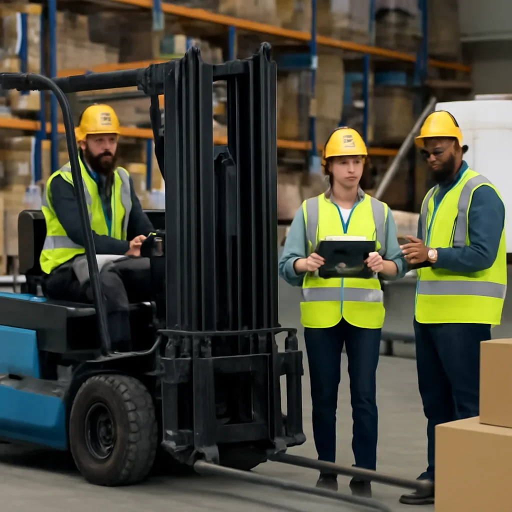 Electric forklift delivery and service planning related to how to prepare for peak season with rental forklifts
