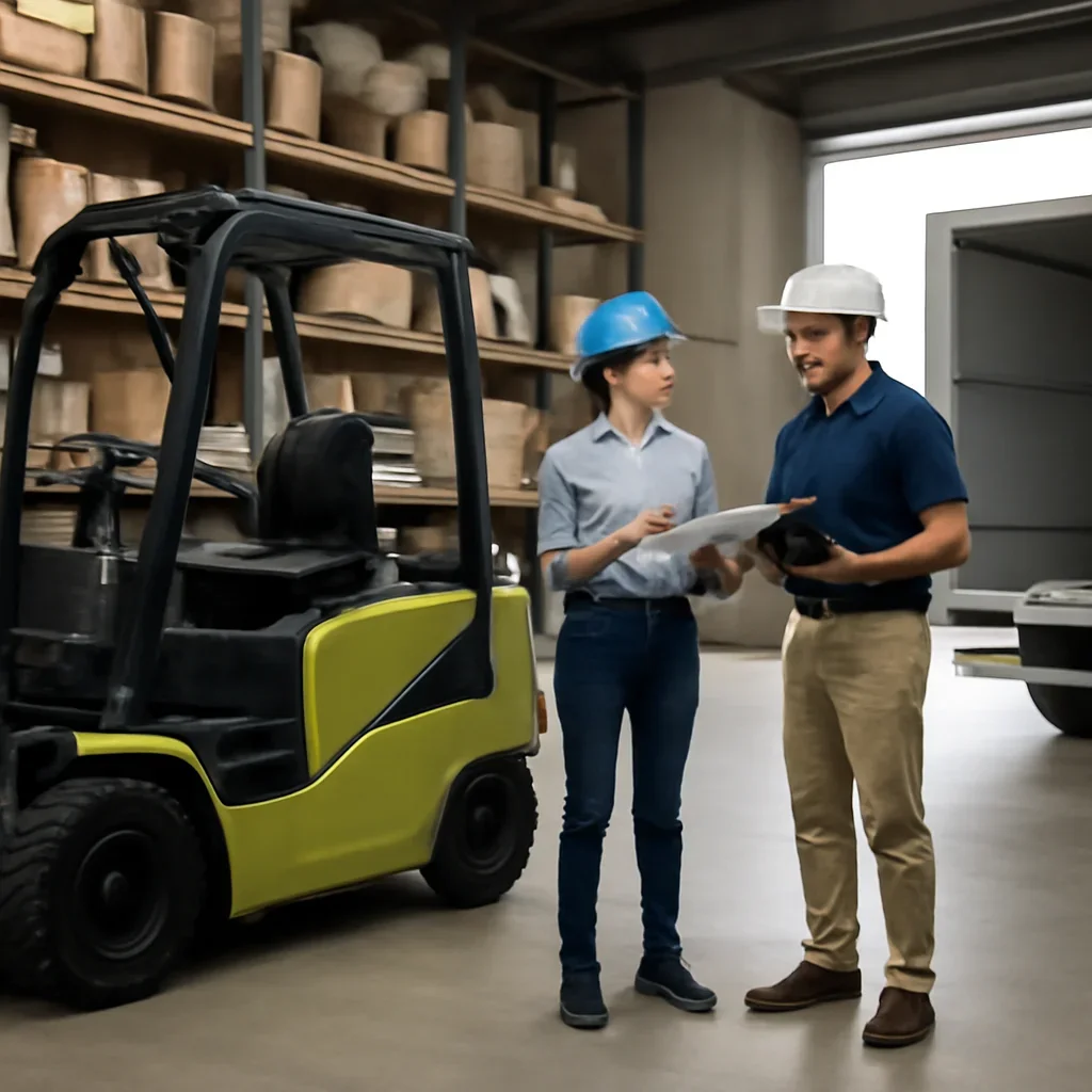 Electric forklift delivery and service planning related to how to rent an electric forklift in houston