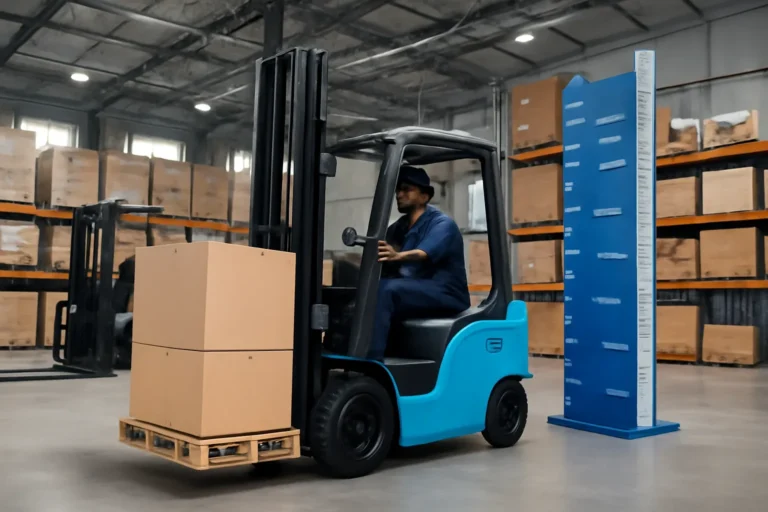 How to size an electric forklift for load capacity and lift height planning scene with electric material handling equipment