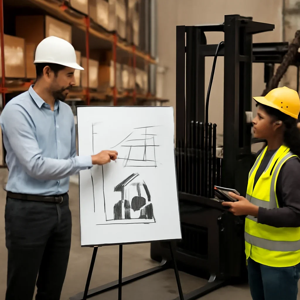 Electric forklift delivery and service planning related to how to size an electric forklift for load capacity and lift height