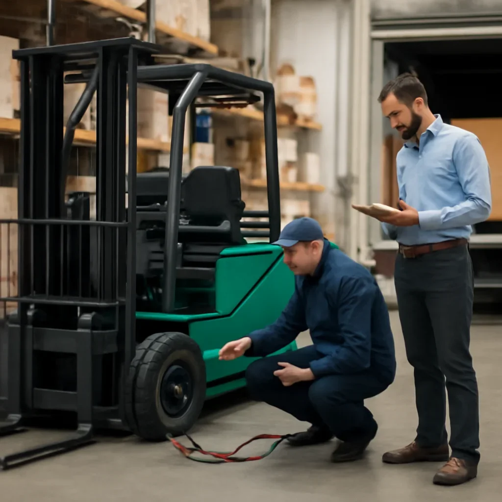 Electric forklift delivery and service planning related to signs your electric forklift needs service now