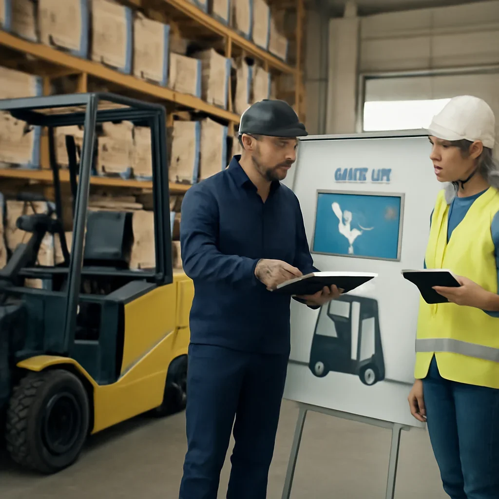 Electric forklift delivery and service planning related to lithium vs lead-acid forklift batteries