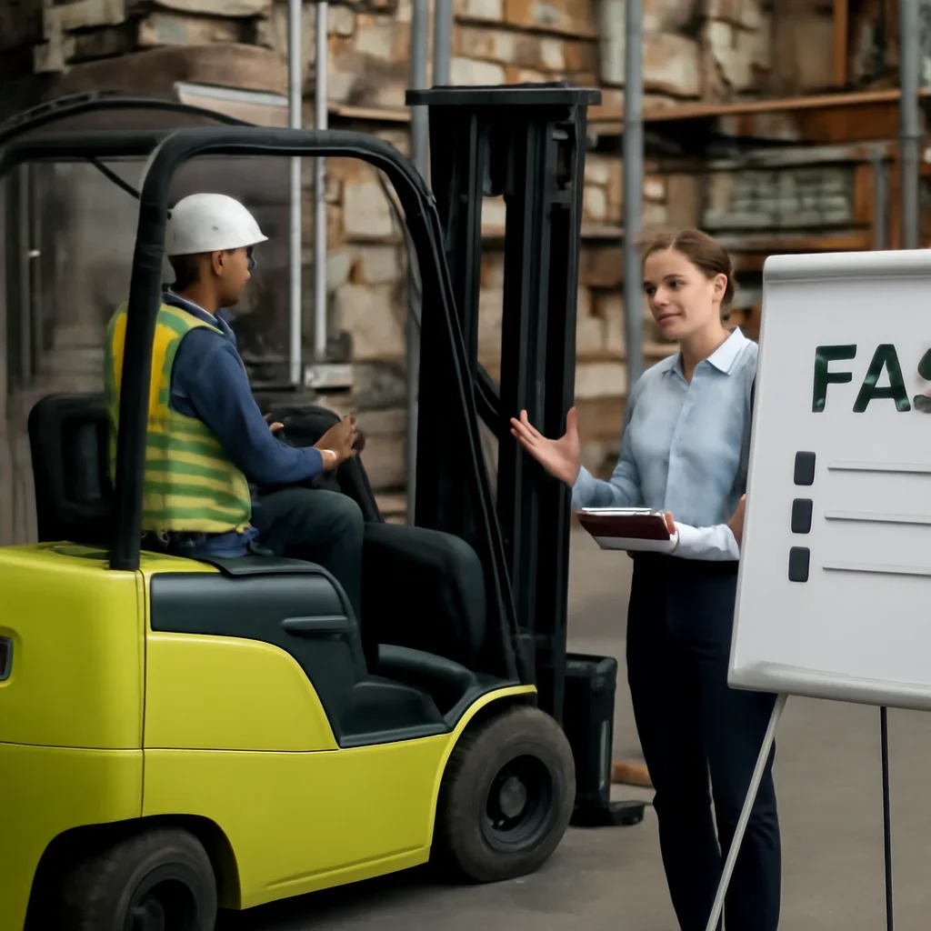 Electric forklift delivery and service planning related to faq
