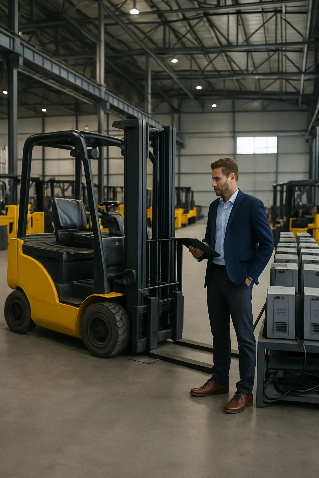 Electric forklift battery lifespan and long-term value planning