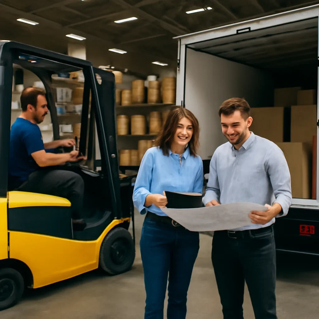 Electric forklift delivery and service planning related to katy electric forklift rentals
