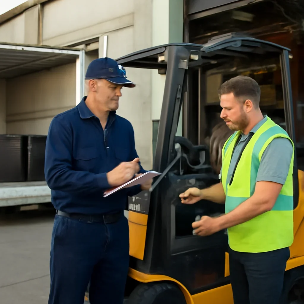 Electric forklift delivery and service planning related to pasadena forklift battery service