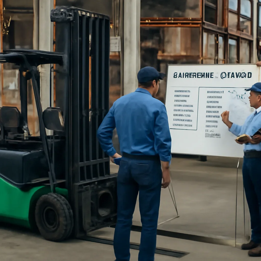 Electric forklift delivery and service planning related to solutions