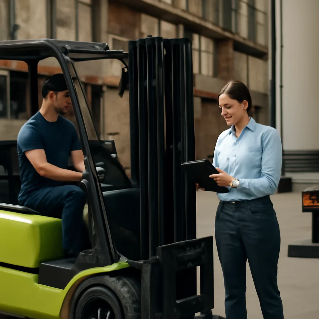 Electric forklift delivery and service planning related to sugar land used electric forklifts